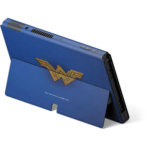 DC Comics Wonder Woman Movie Emblem Nintendo Switch OLED (2021) Skin